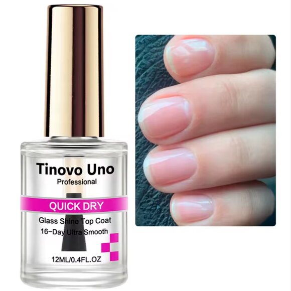 Quick Dry Top Coat Ultra Shine Normal Nail Polish Finish 15ML Calcium Protein - Picture 1 of 7